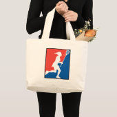 Meisjeslacrosse Grote Tote Bag (Voorkant (product))