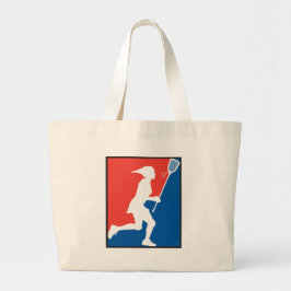 Meisjeslacrosse Grote Tote Bag