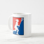 Meisjeslacrosse Koffiemok (Voorkant links)