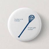Meisjeslacrosse Ronde Button 5,7 Cm (Voorkant)