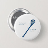 Meisjeslacrosse Ronde Button 5,7 Cm (Voorkant /achterkant)