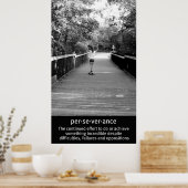 Meisjeslankerendheid Poster (Keuken)