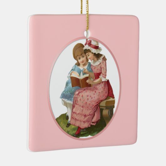 Meisjeslezen Keramisch Ornament (Rechts)