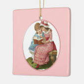 Meisjeslezen Keramisch Ornament (Links)