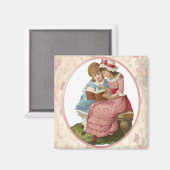 Meisjeslezen Magneet (Voorkant / Achterkant)