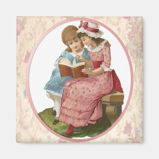 Meisjeslezen Magneet (Voorkant)