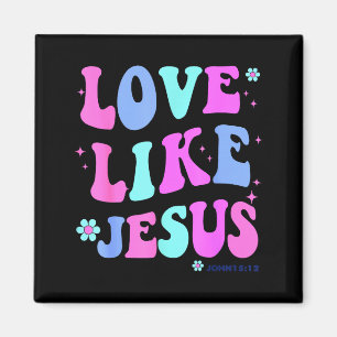Meisjesliefde als Jezus Schattige Christelijke Tie Magneet