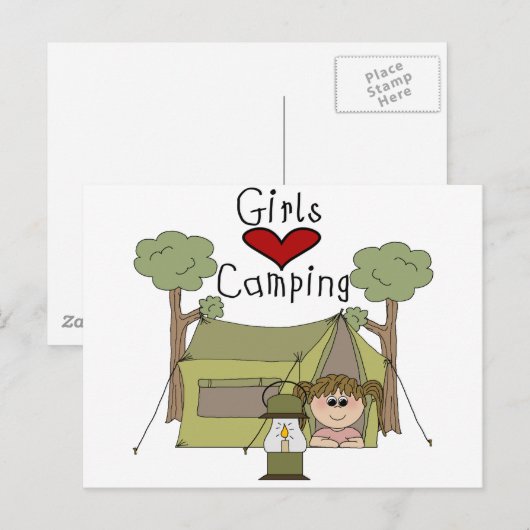 Meisjesliefdescampagne Briefkaart (Voorkant / Achterkant)