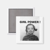 MEISJESMACHT! MAGNEET (Voorkant / Achterkant)