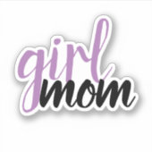 Meisjesmama sticker (Voorkant)