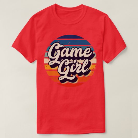 Meisjesmeisje T-shirt (Design voorkant)