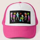 Meisjesmeisjes mode modellen trucker pet (Voorkant)