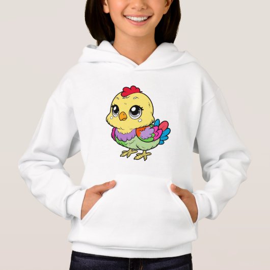 Meisjesmode kip | Cute & leuke design  (Voorkant)