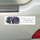 Meisjesmoeder, moeder en troon bumpersticker (Op auto)