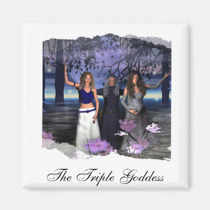 Meisjesmoeder, moeder en troon magneet