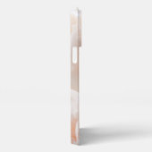 Meisjesmonogrammen initiaal roze pastelfotografie iPhone hoesje (Rechterkant)