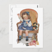 Meisjesnaaipoppen Briefkaart (Voorkant / Achterkant)