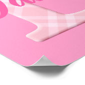 Meisjesnaam Aangepaste aanlegbrief D Poster (Hoek)