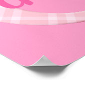 Meisjesnaam Aangepaste aanlegbrief G Poster (Hoek)