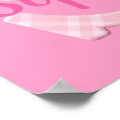 Meisjesnaam Aangepaste aanlegbrief S Poster (Hoek)