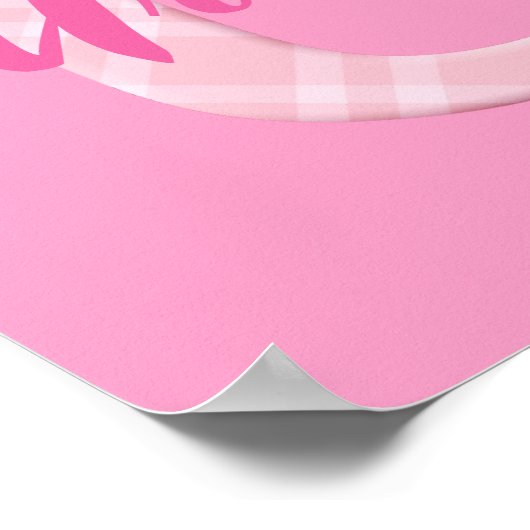 Meisjesnaam Aangepaste aanlegbrief U Poster