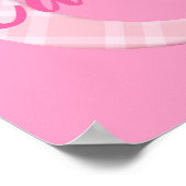 Meisjesnaam Aangepaste aanplakbrief C Poster (Hoek)