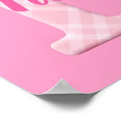 Meisjesnaam Aangepaste aanplakbrief F Poster (Hoek)