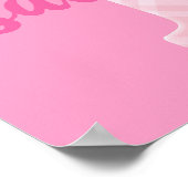 Meisjesnaam Aangepaste notitie I Poster (Hoek)