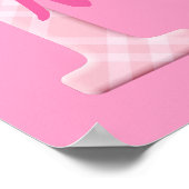 Meisjesnaam Aangepaste notitie N Poster (Hoek)