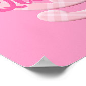 Meisjesnaam Aangepaste notitie Q Poster (Hoek)