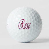 Meisjesnaam Roos, Golfballen (Voorkant)