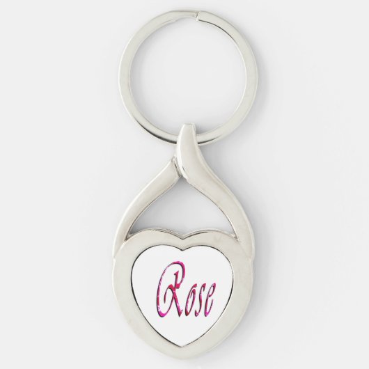 Meisjesnaam Roos, Sleutelhanger (Voorkant)