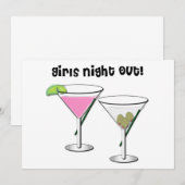 Meisjesnacht op uitnodiging (Voorkant / Achterkant)