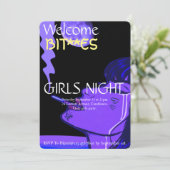 Meisjesnacht uit aankondiging (Staand voorkant)