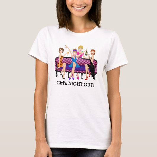 Meisjesnacht uit Bachelorette Party t-shirt (Voorkant)