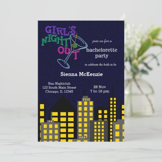 Meisjesnacht uit kaart (Staand voorkant)