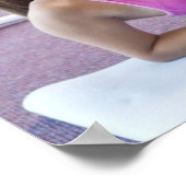 Meisjesoefening in Gym Poster (Hoek)