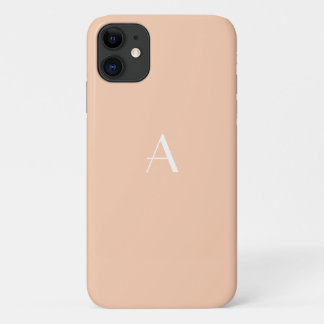 Meisjespasta abrikozeniPhone6 Case met Monogram
