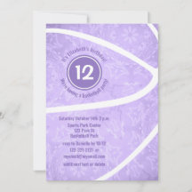 meisjespastel paarse basketbal