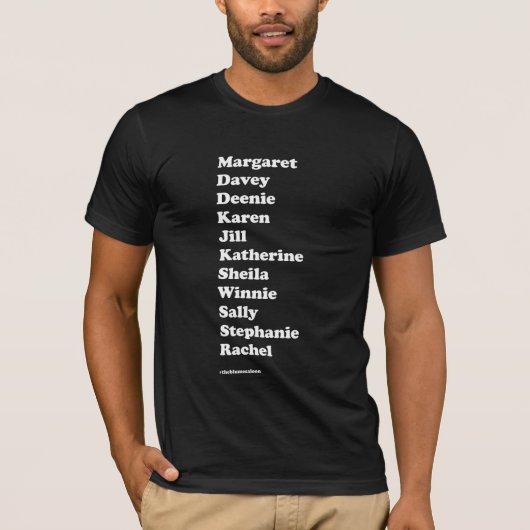 Meisjesplein, gewoon T-shirt (zwart) (Voorkant)