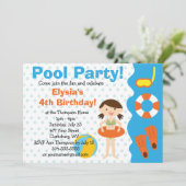  meisjespoel kaart (Staand voorkant)