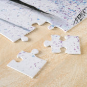 Meisjesportret ogen Waterverf schilderkunst Legpuzzel (Zijkant)