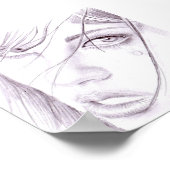 Meisjesportret Poster (Hoek)