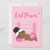 Meisjespower baby koninklijke kaart (Voorkant)