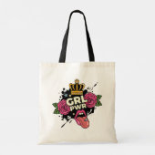 Meisjespower Tattoo stijl Tote Bag (Achterkant)