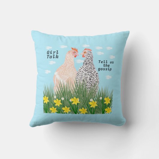 Meisjespraat Kussen (Achterkant)