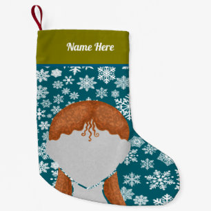 Meisjesprofiel Kerstmis sok. Kleine Kerstsok