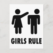 Meisjesregel Briefkaart (Voorkant)