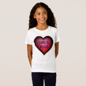 Meisjesregel Hart/JeugdShirt T-shirt (Voorkant volledig)