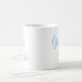 Meisjesregel. Inspirerend Typografische Cool Koffiemok (Center)